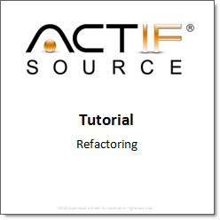 Actifsource Tutorial - Refactoring